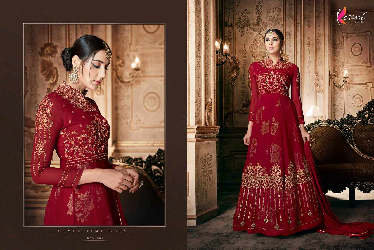 Kyra Vol-10 Kesari Trendz Heavy Georgette Suits Set Kyra Vol-10 Kesari Trendz Heavy Georgette Suits Set